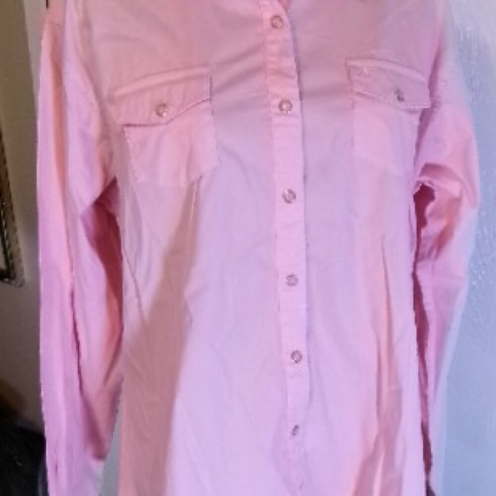 Women's Wrangler Aura Pink Snap Front Women's Shirt